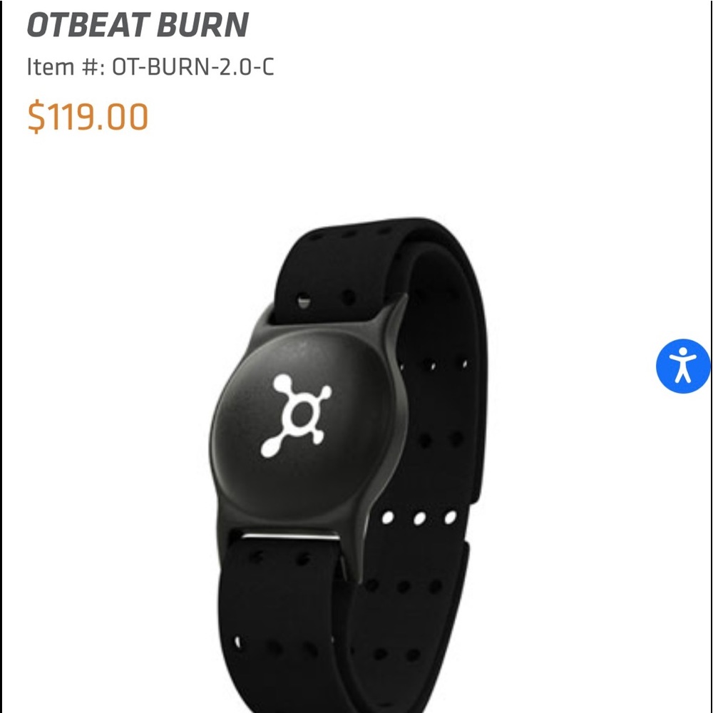 Orange theory heart rate monitor